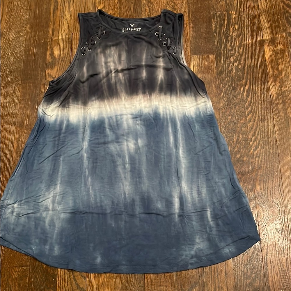 Blue Ombre Women's Top